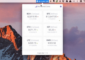 Crypto Bar - náhled