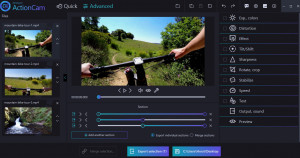 Ashampoo ActionCam - náhled