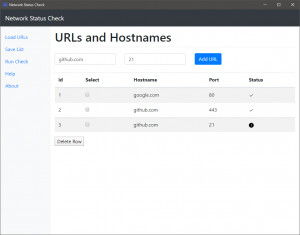 Network Status Check - náhled