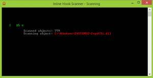 InlineHookScanner - náhled