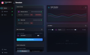 TranscriptionSuite - náhled