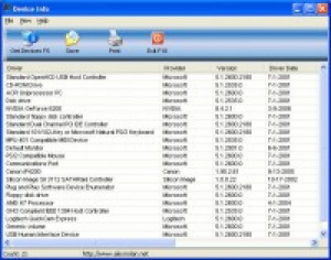 Device Info - náhled