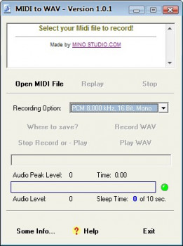 Midi To Wav - náhled