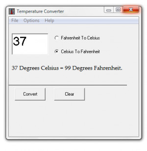 Temperature Converter - náhled
