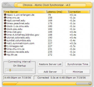 Chronos Atomic Clock Synchronizer  - náhled