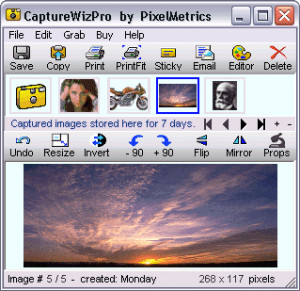 CaptureWizPro - náhled