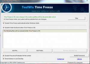 Toolwiz Time Freeze - náhled