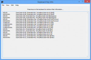 Keyboard Key Info - náhled