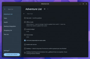 Adventure List - náhled