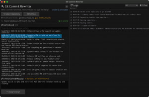 Git Commit Rewriter - náhled