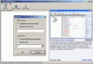 Free SMTP server - náhled