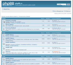 phpBB - náhled