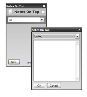 Notes On Top - náhled