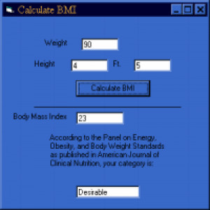 Body Mass Index Calculator - náhled