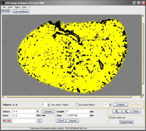 GSA Image Analyser - náhled