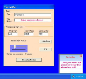 The Notifier - náhled