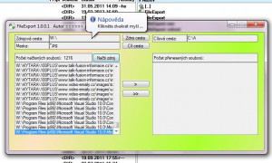 FileExport - náhled