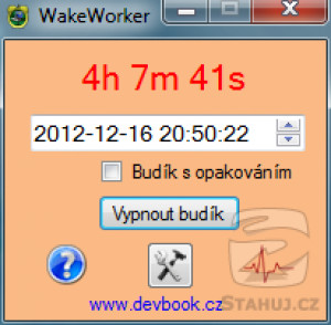 WakeWorker - náhled