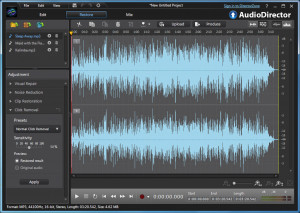 CyberLink AudioDirector - náhled