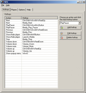 Media Player Hotkeys - náhled