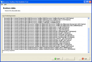 Recovery Toolbox File Undelete Free - náhled