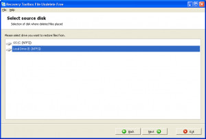 Recovery Toolbox File Undelete Free - náhled