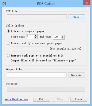 PDF Cutter - náhled
