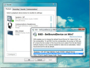 SSD - Set Sound Device  - náhled