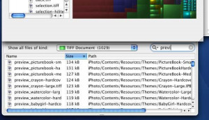 Disk Inventory X - náhled