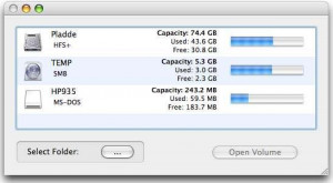 Disk Inventory X - náhled