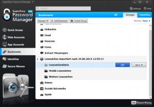 SuperEasy Password Manager PRO - náhled