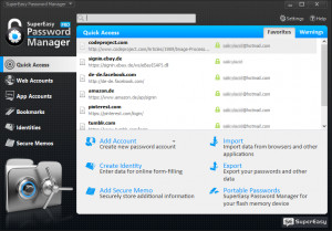 SuperEasy Password Manager PRO - náhled