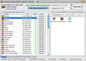 Hide ALL IP - náhled