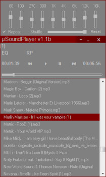 uSoundPlayer - náhled
