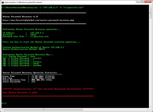 Router Password Recovery - náhled