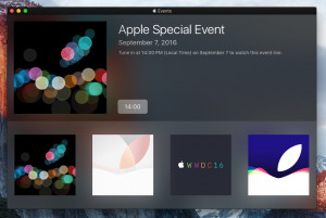Apple Events - náhled