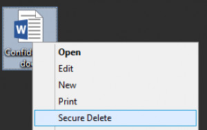 SDelete GUI - náhled