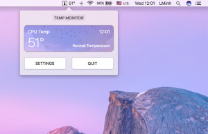 Temp Monitor - náhled