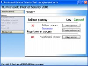 Hurricanesoft Internet Security 2006 - náhled