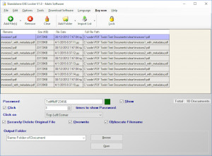 Standalone EXE Locker - náhled