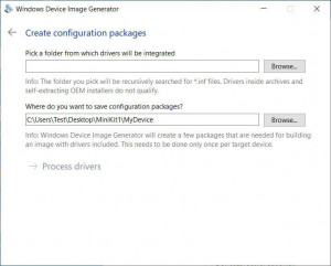 Windows Device Image Generator - náhled