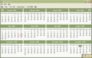 AMP Calendar - náhled