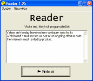Reader - náhled