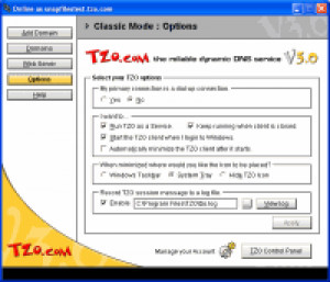 TZO Dynamic DNS - náhled