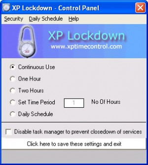 XP Lockdown - náhled