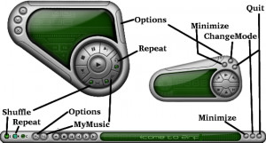 Zinf Audio Player - náhled