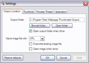 Webpage Thumbnailer - náhled