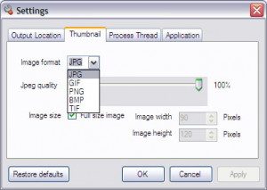 Webpage Thumbnailer - náhled