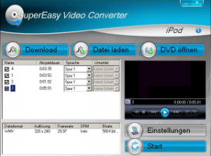 SuperEasy Video Converter - náhled