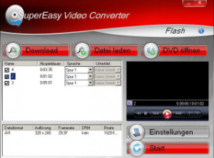 SuperEasy Video Converter - náhled